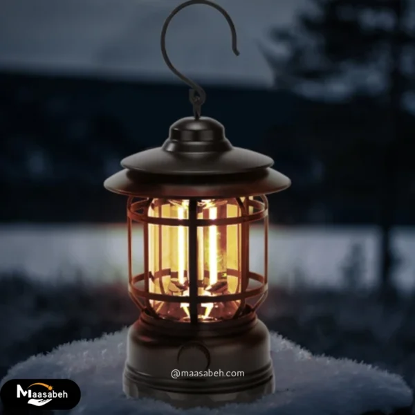 Rechargeable Retro Camping Lamp/Light Outdoor Portable Hanging - Image 2