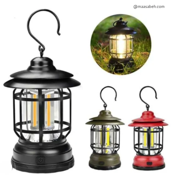 Rechargeable Retro Camping Lamp/Light Outdoor Portable Hanging